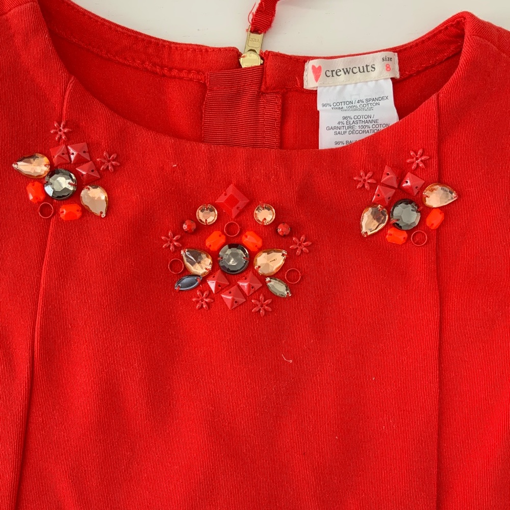 Crewcuts red dress